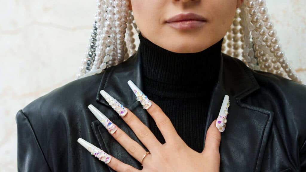 long acrylic nails