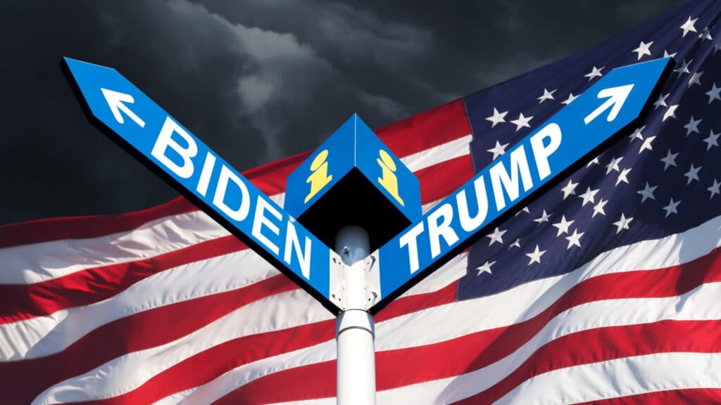 Biden Trump crossroads