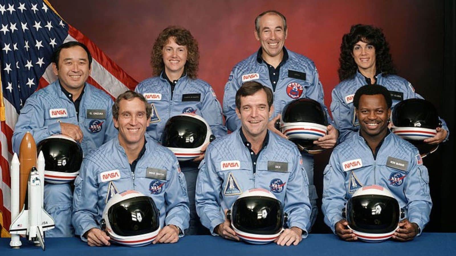 The Challenger Space Shuttle Crew