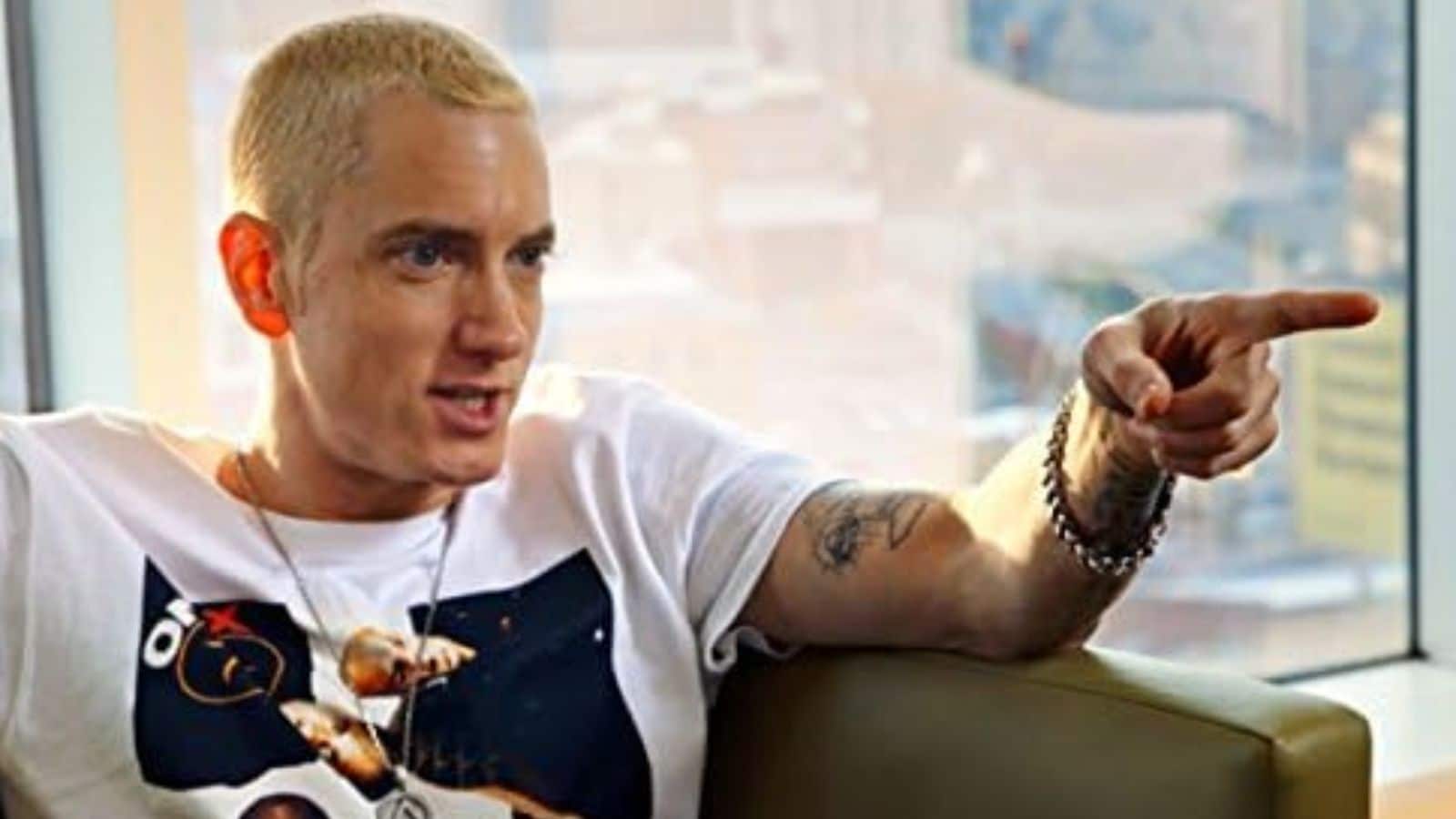 Eminem Blonde Hair Interview