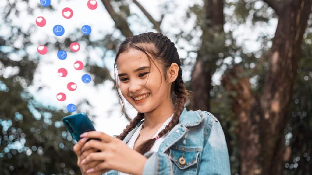 teenager social media validation