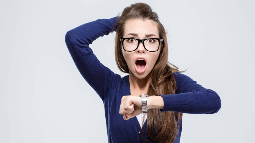 shocked time watch