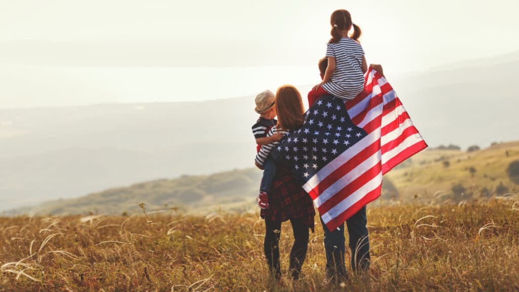 American family flag