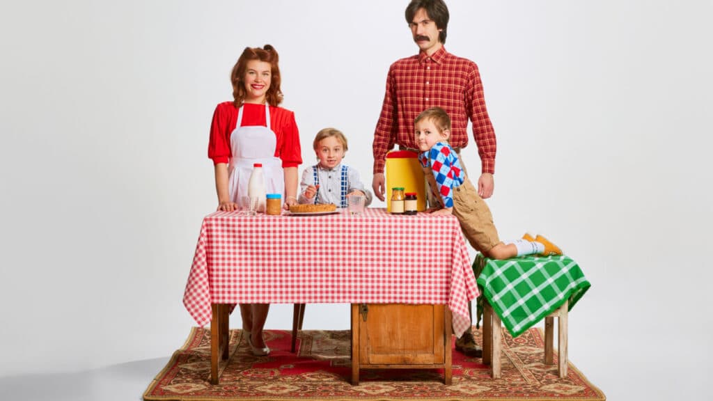 1950s family concept