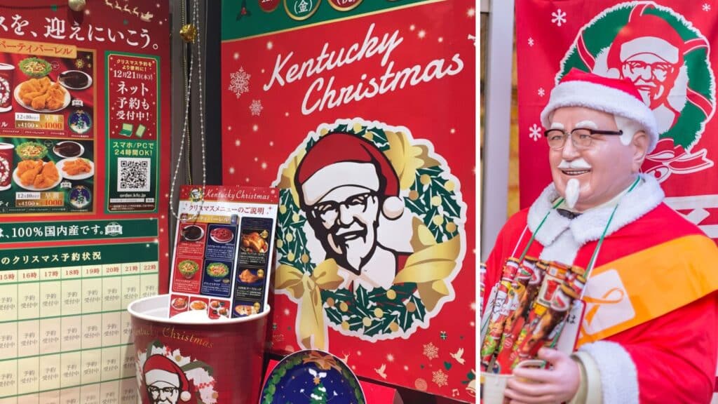 KFC Christmas in Japan Shutterstock