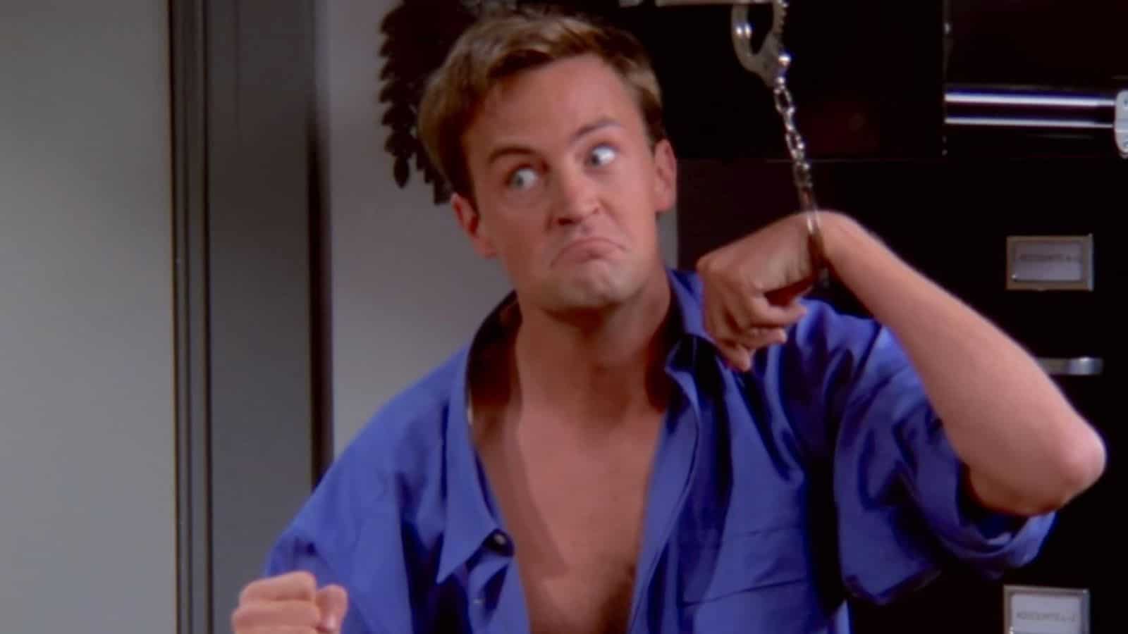 The One With the Cuffs Friends Matthew Perry