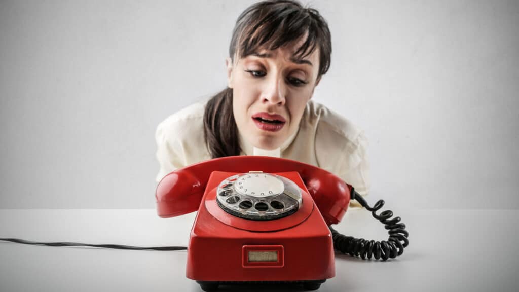 waiting by the phone to ring